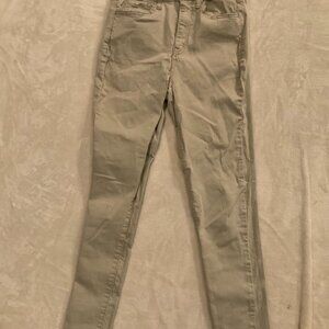 SO High Rise Ankle Jegging Khaki Pants Size 3 Juniors